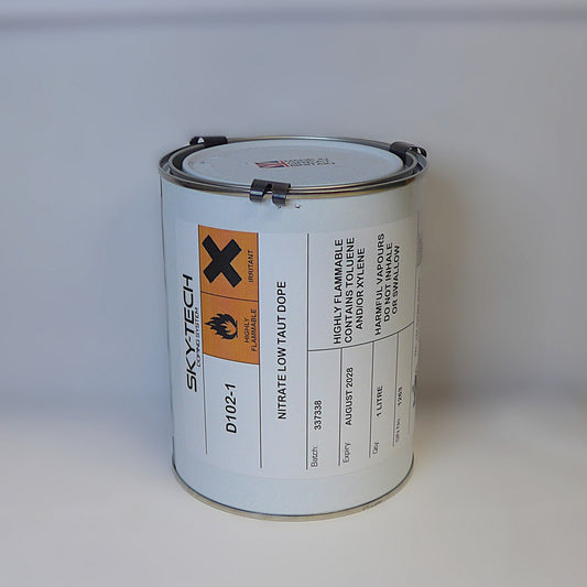 Nitrate Low Taut Clear Dope (1Lt = 1.06 US Quart)