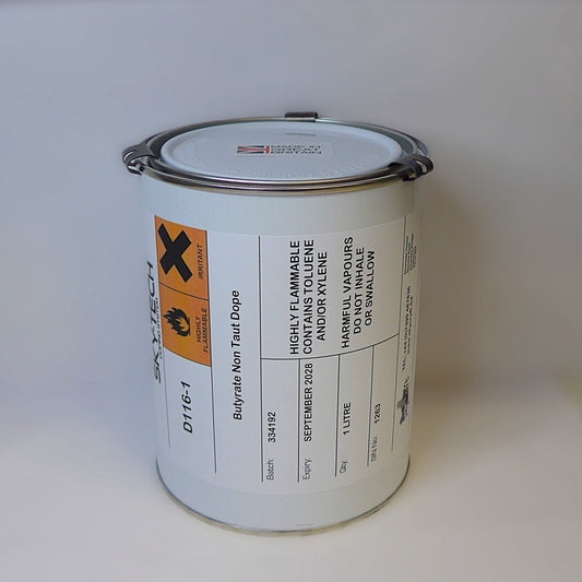 Butyrate Clear Non Taut Dope (1L = 1.06 US Quart)