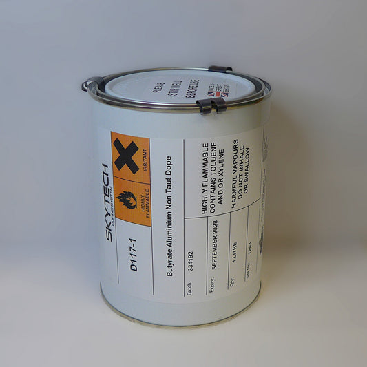 Butyrate Non Taut Aluminium Dope (1L = 1.06 US Quart)