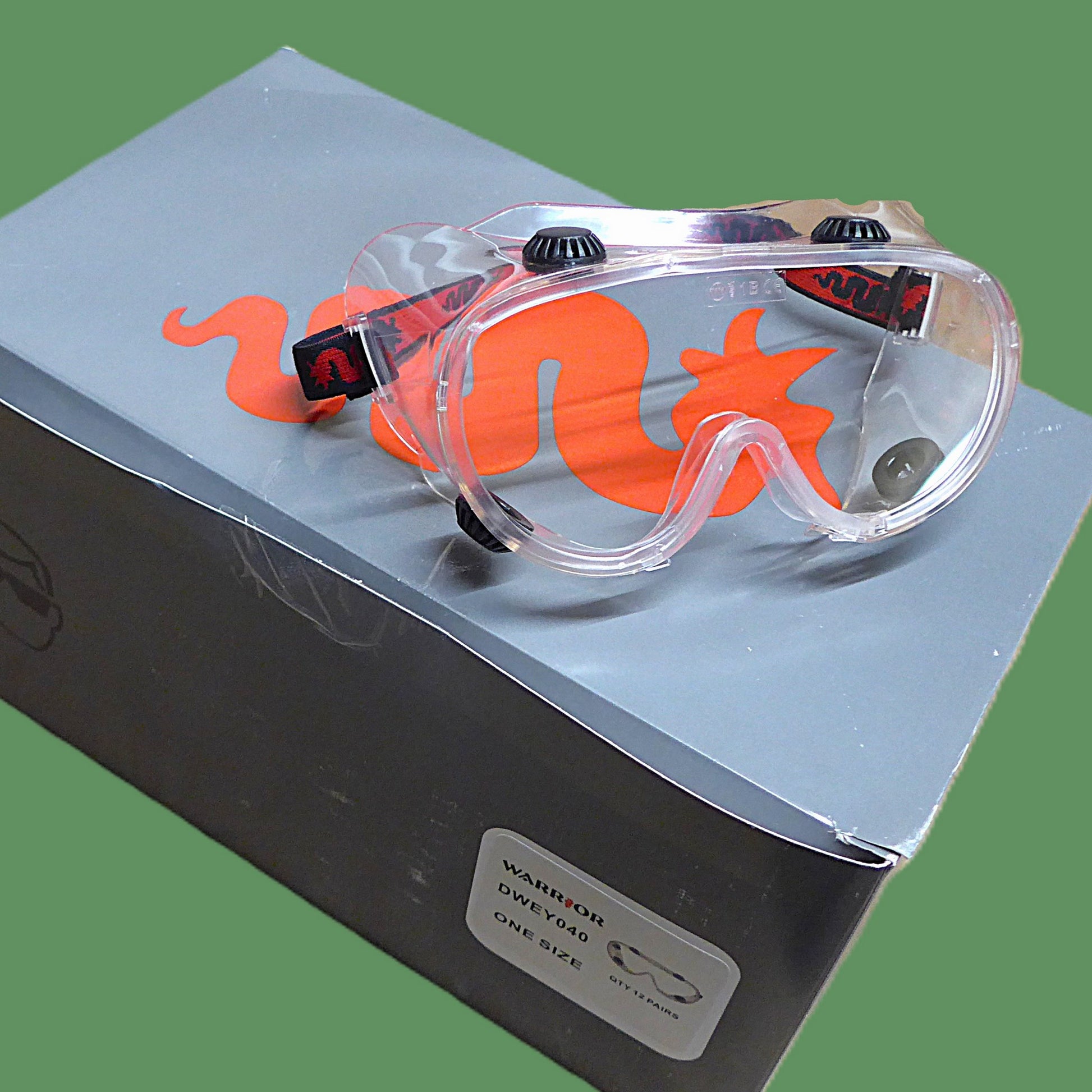 Warrior Indirect Vent Goggles - Clear