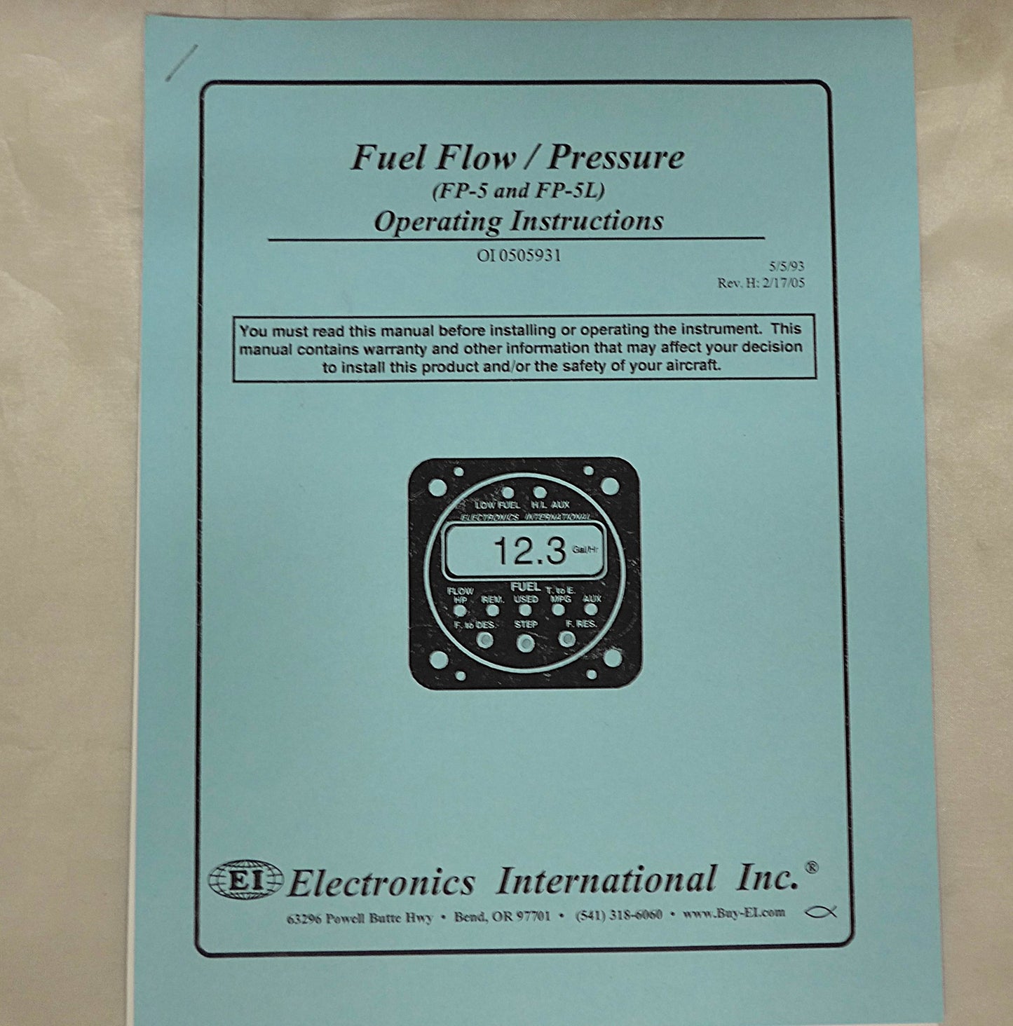 FP-5-60 Fuel Computer With Flow & Pressure - New