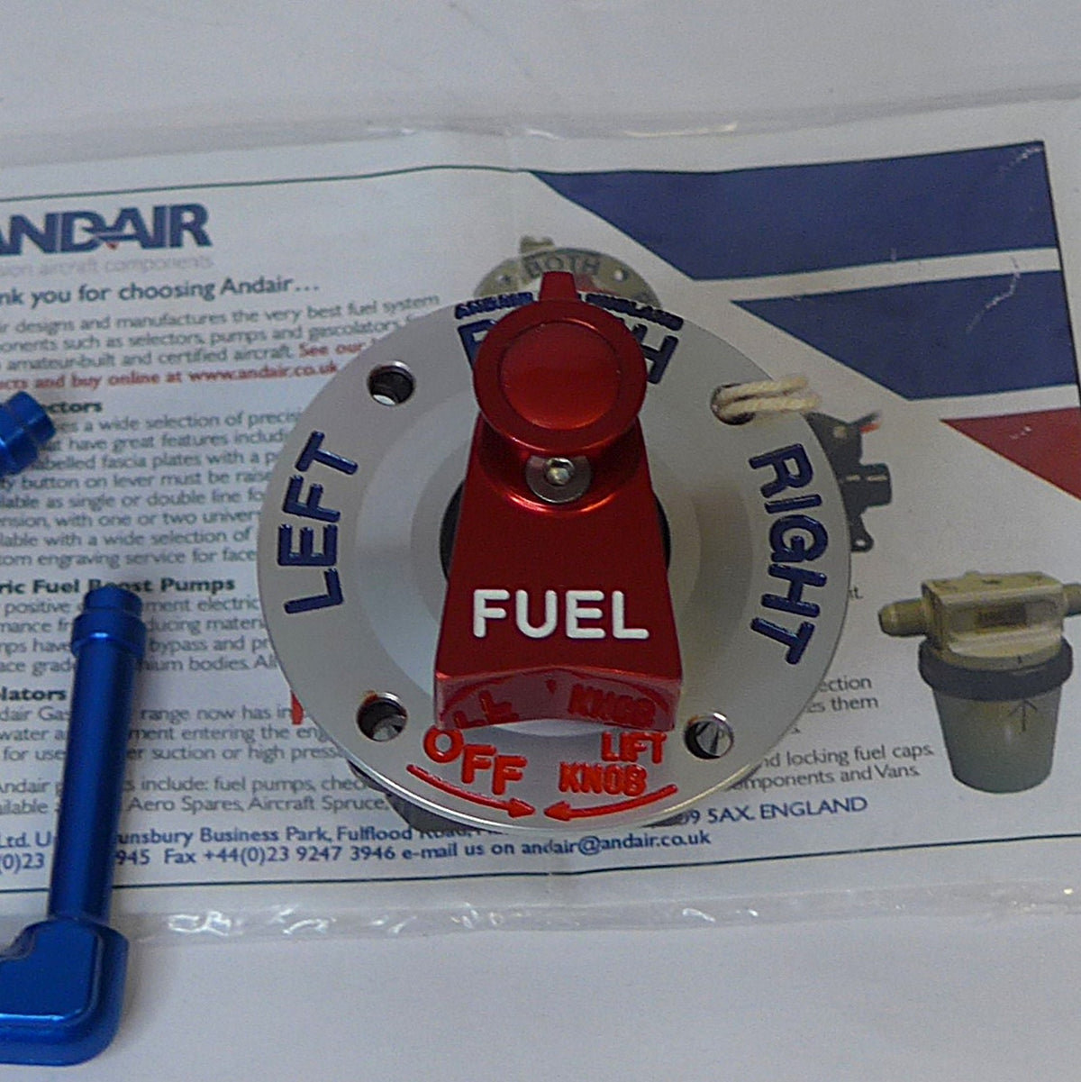 Andair FS16 Type 4 Fuel Valve - Unused (N/S)