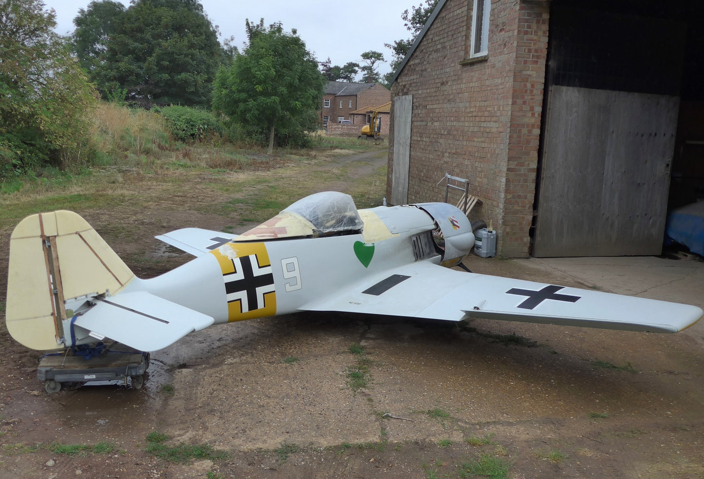 Focke Wulf FW-190 Replica Salvage Aircraft