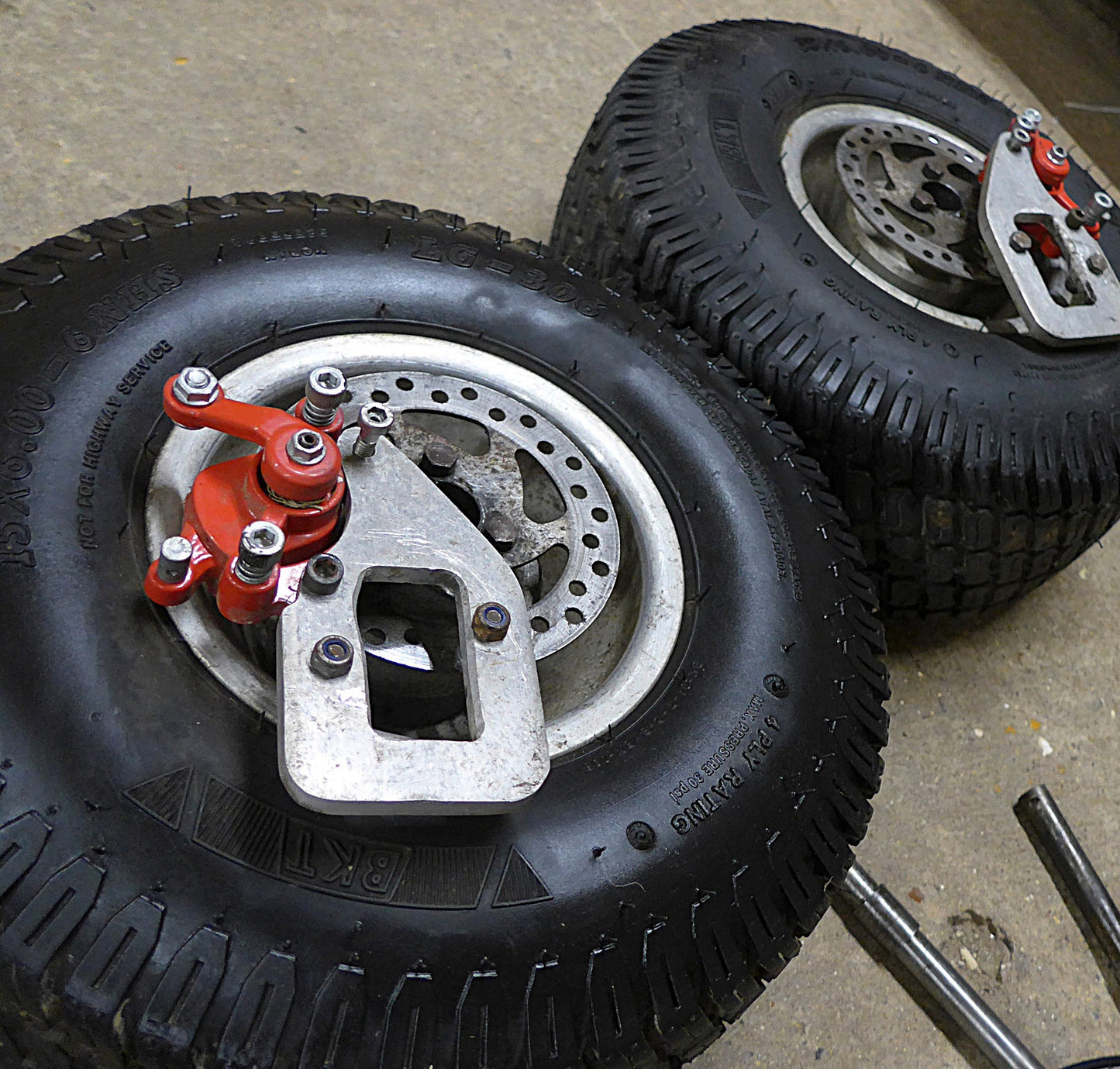 Hegar 6.00-6 Main Wheels & Mechanical Disc Brakes Assy (A/R)