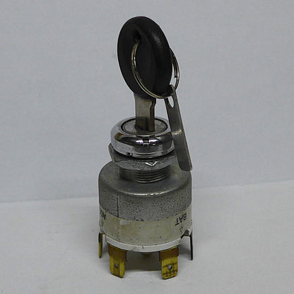 Universal 12V Ignition Switch - Acc/Off/PWR/Start - 1 x Key (A/R)