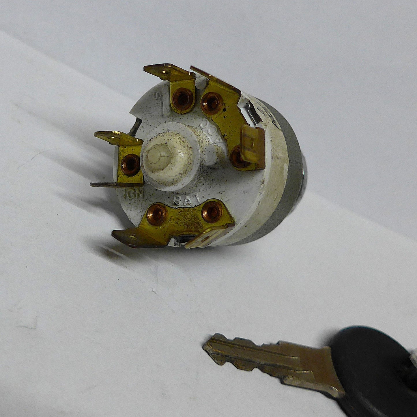 Universal 12V Ignition Switch - Acc/Off/PWR/Start - 1 x Key (A/R)