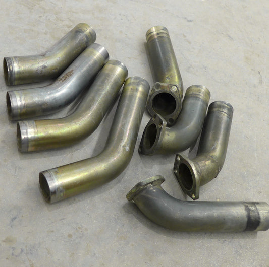 Induction Pipe Set - J2200 3-Bolt Flat Flange Steel (A/R)