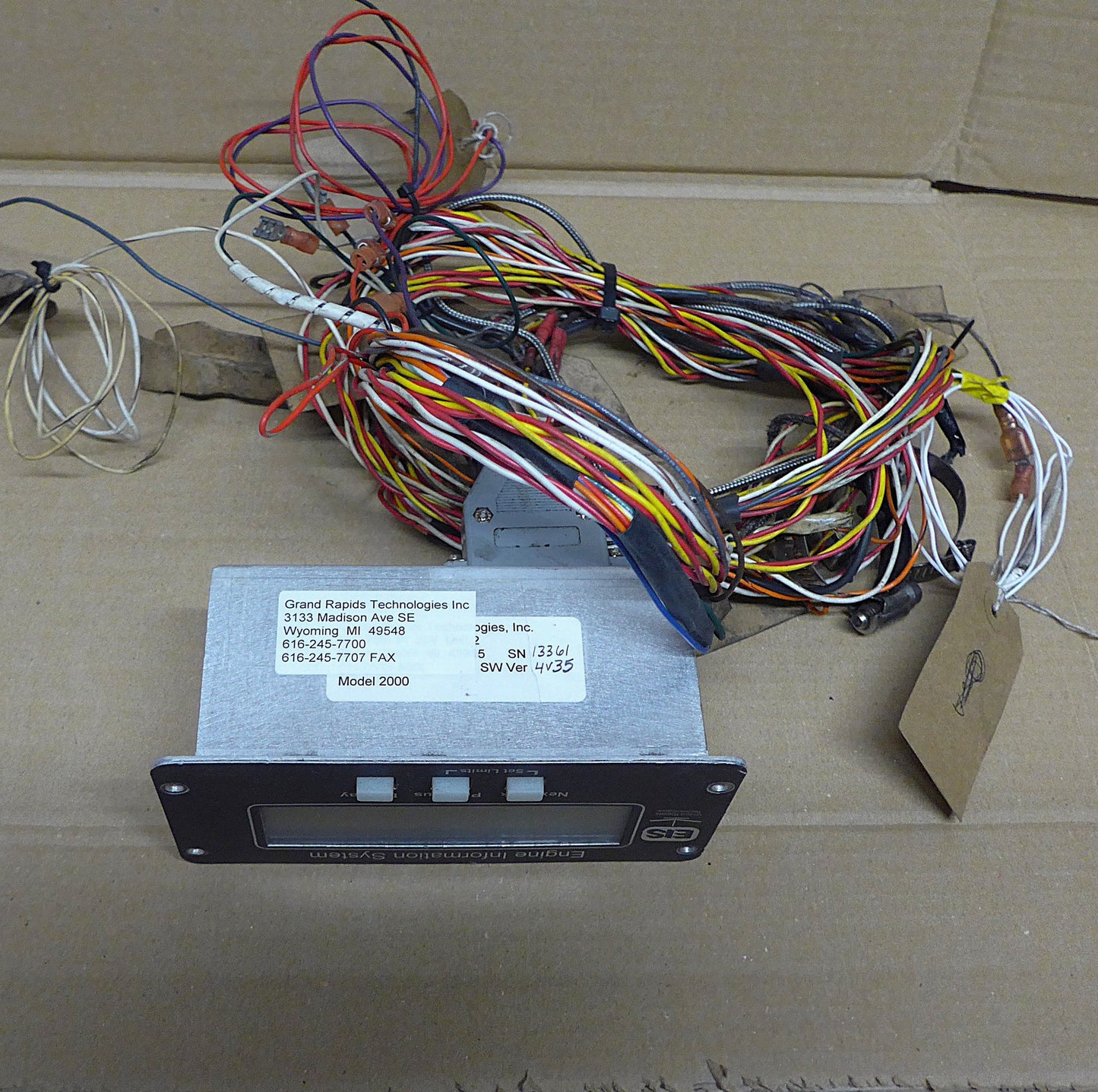 GRT Engine Information System Model 2000 - 4 Cyl. (A/R)