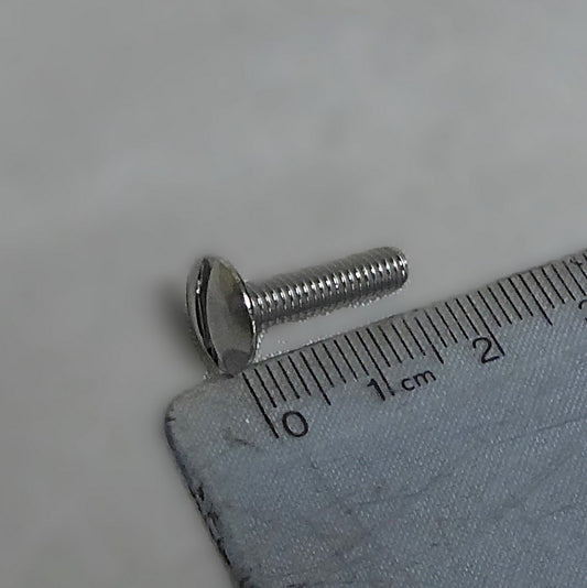 M4 x 16mm Slotted Mushroom Head Screw - A2 Stainless