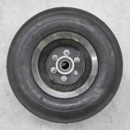 Main Wheel, Brake Drum & Tyre Assy - 11 x 4.00-5 (A/R)