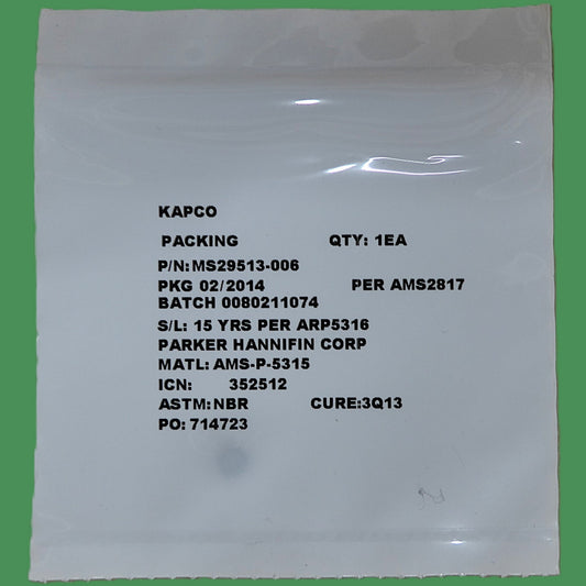 O Ring - 1/8"ID 1/4"OD