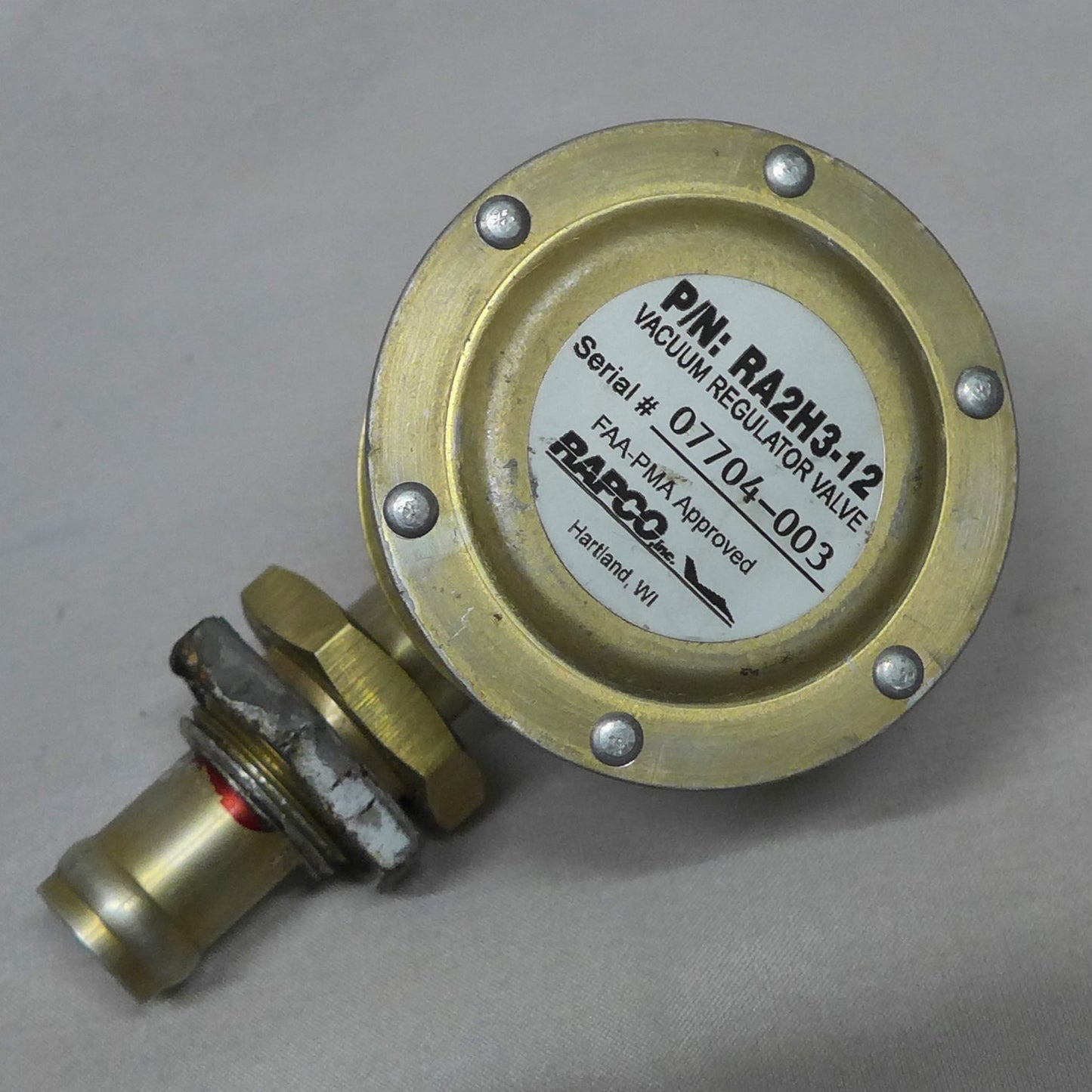 Rapco Vacuum Regulator Valve (A/R)