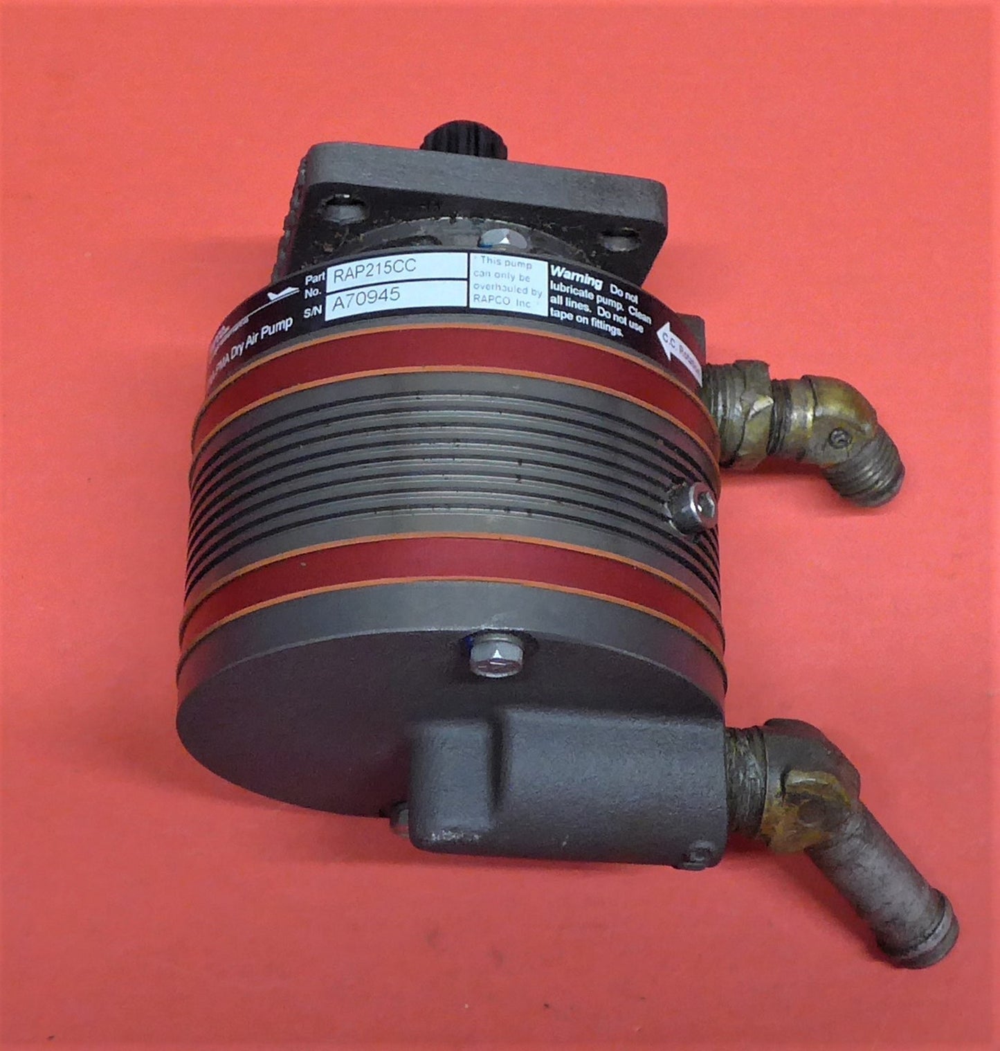 Rapco FAA-PMA Dry Air Pump - Core Use Only (A/R)