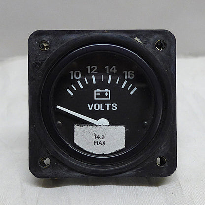 Microflight DC Voltmeter Gauge - 12V (A/R)