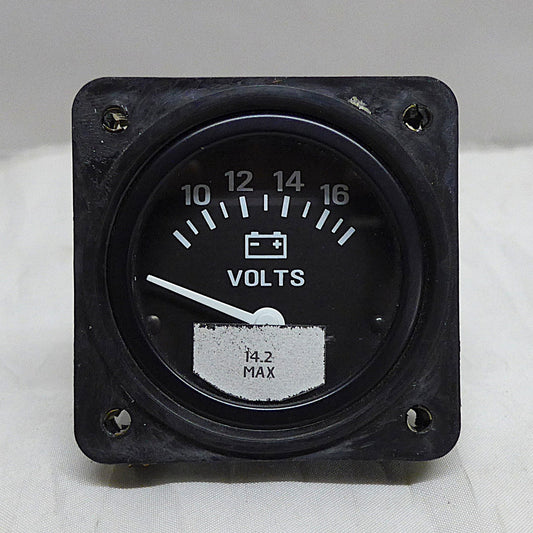 Microflight DC Voltmeter Gauge - 12V (A/R)