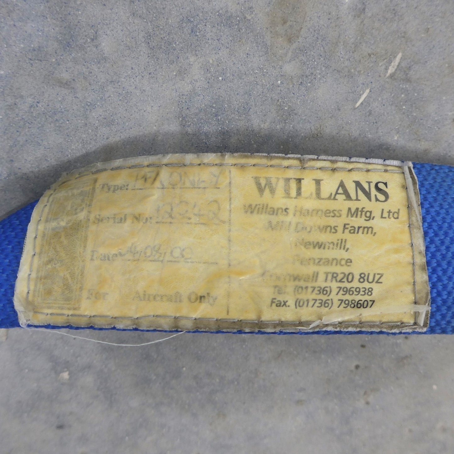 Willans 5 Point Harness (A/R)