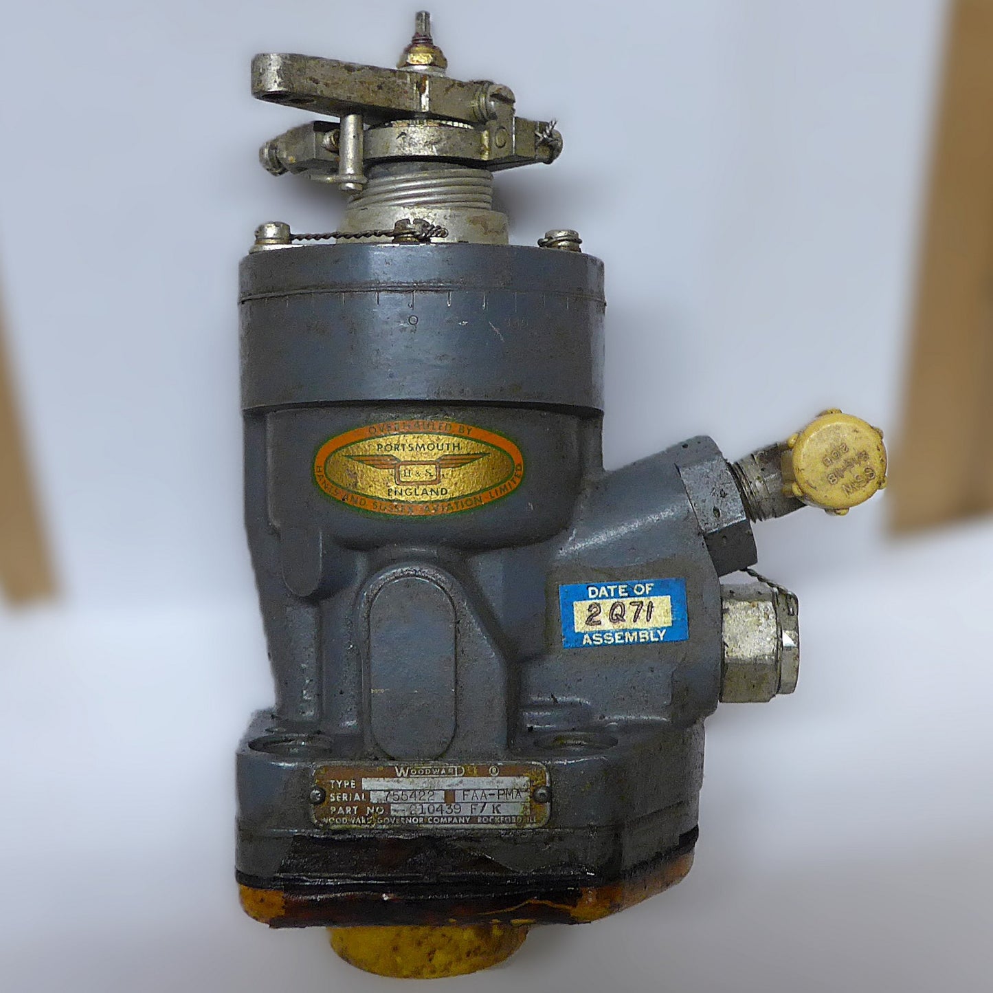 Woodward P/N 210349F/K Core Only (A/R)