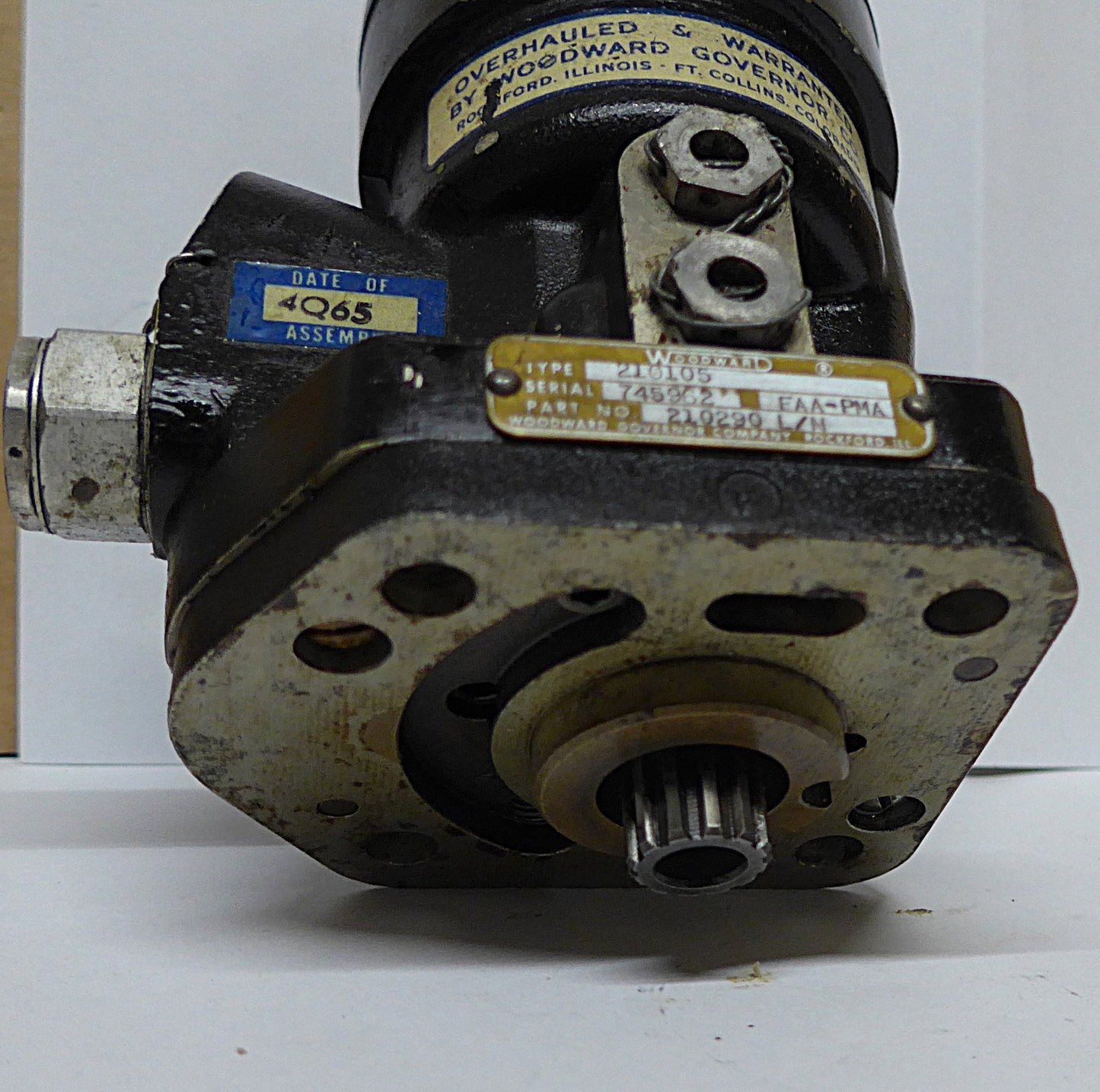 Woodward P/N 210290L/N Model 210102 Core Only (A/R)