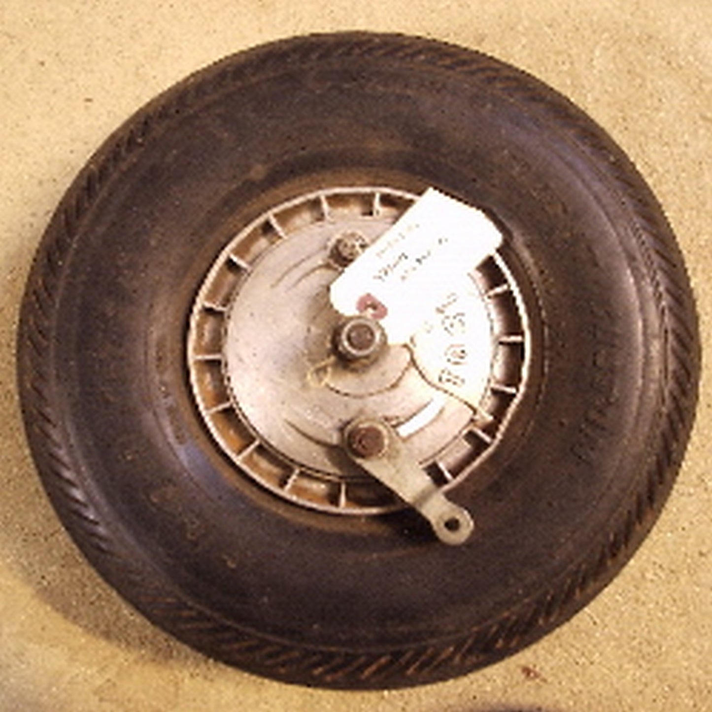 Tost 5.00-5 Braked Wheel C/W Tyre & Tube (A/R)