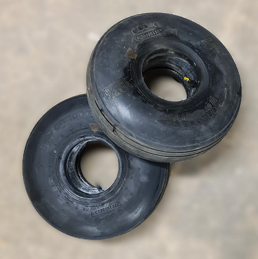 Condor 6.00-6 6 Ply Tyres - Pair (A/R)
