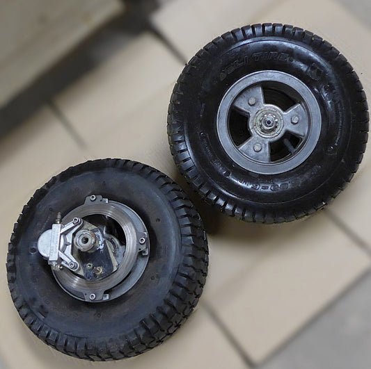 6.00-6 Main Wheels, Marc Ingegno Brakes & Tyres Assy - Pair (A/R)