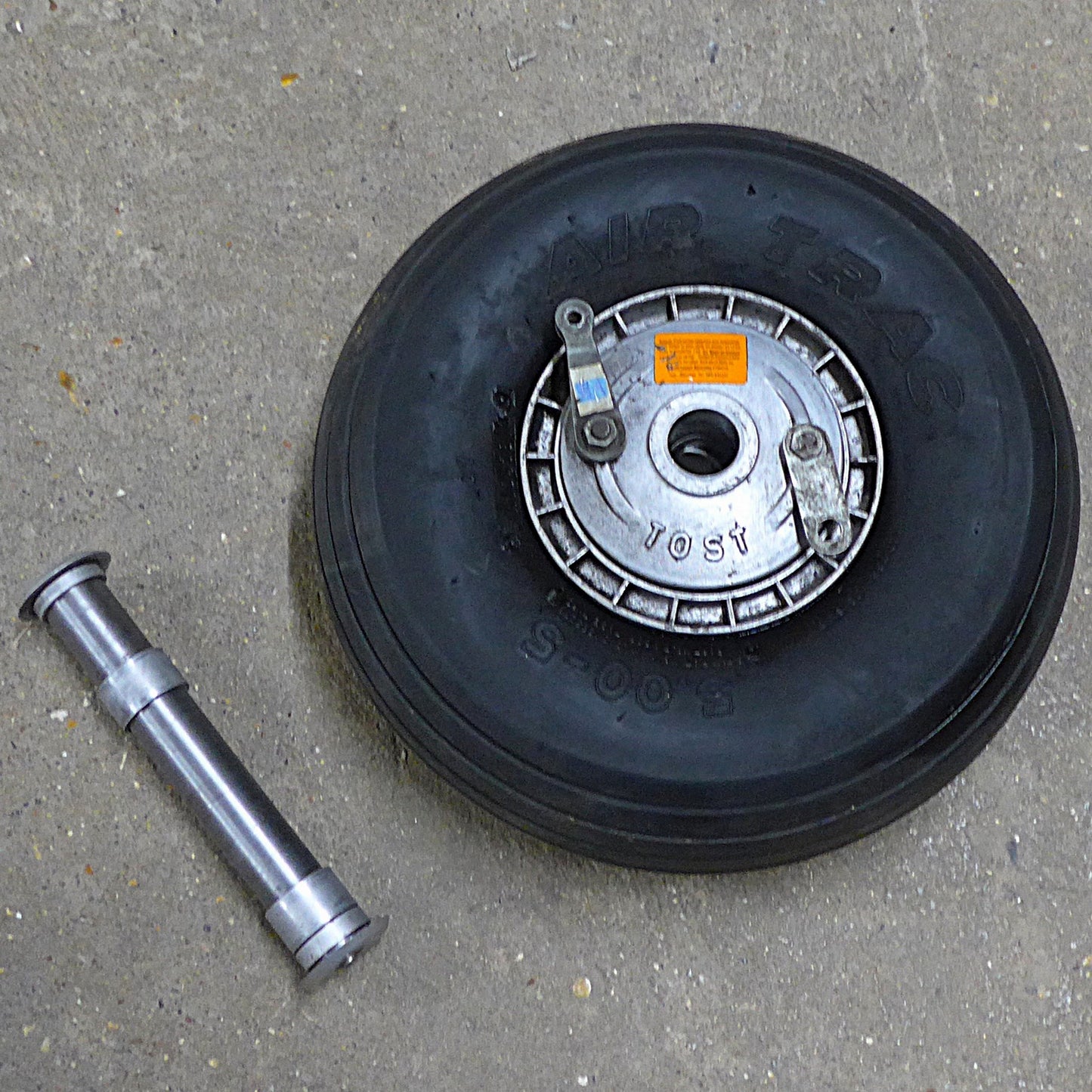 TOST 5.00-5 Main Wheel, Brake & Axle Assembly (A/R)