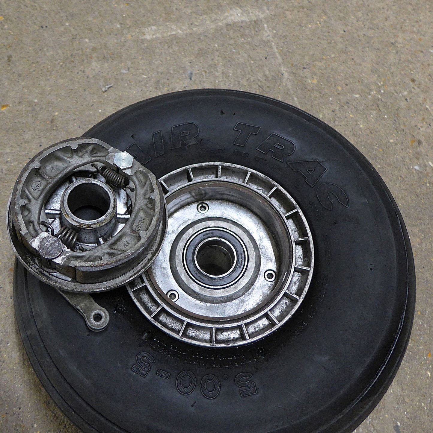 TOST 5.00-5 Main Wheel, Brake & Axle Assembly (A/R)