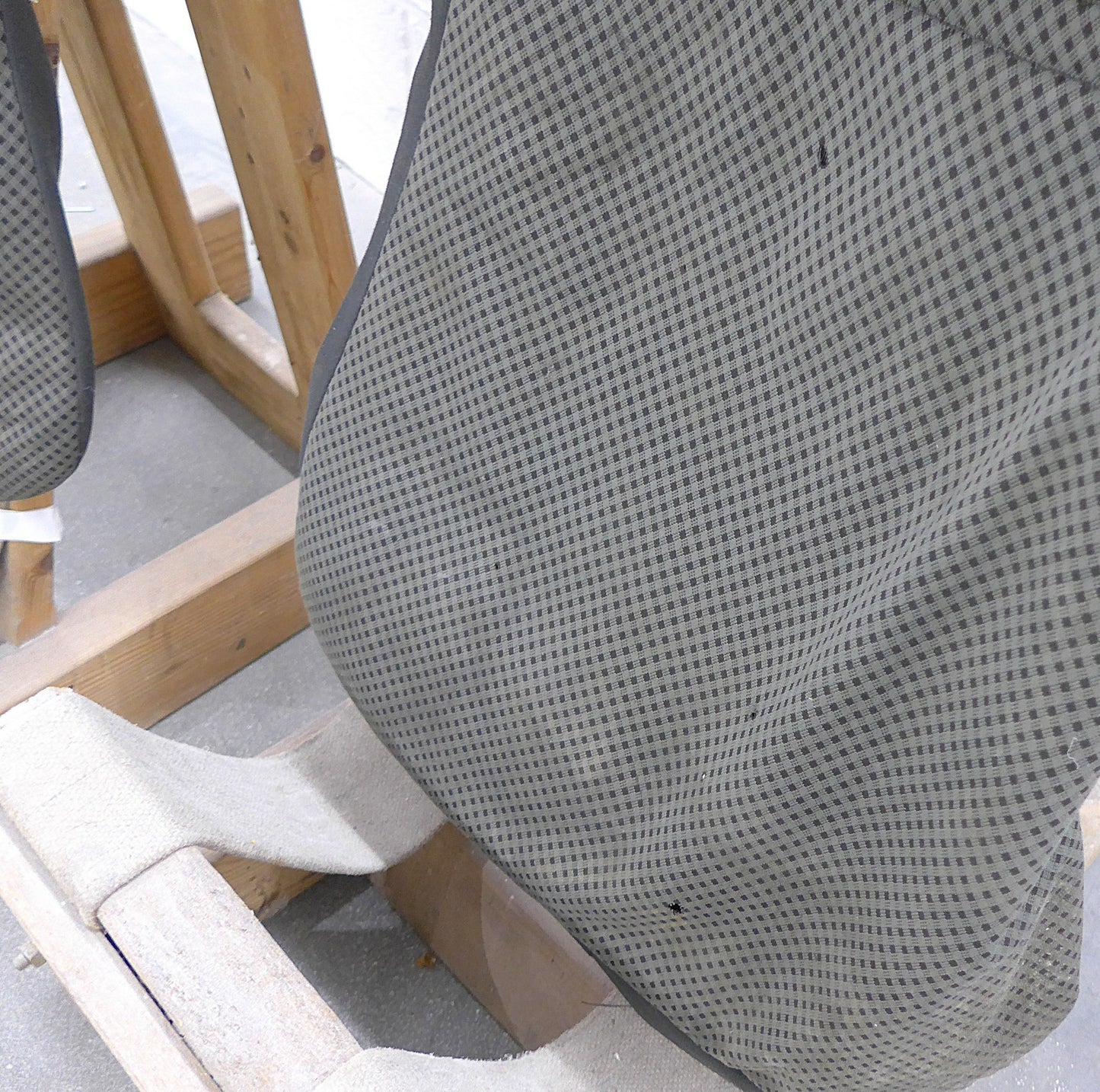 Grey Seat Covers With Head Rest Cushions - Pair - X'AIR (A/R)