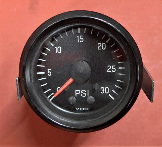 VDO 30 PSI Mechanical Pressure Gauge - 52mm (A/R)