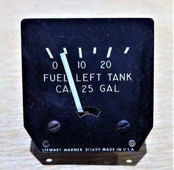 Fuel Contents Left Tank Gauge (A/R)