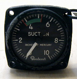 Beechcraft Vac Gauge 2 1/4 S/N 1987 (A/R)