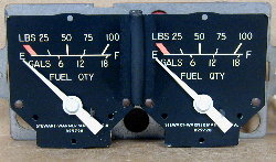 Fuel Contents Guages (Pair) Stewart Warner (A/R)