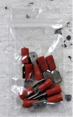 Blade Crimp Terminal Red 6.3mm - Pack Of 10