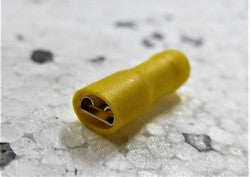 Spade Crimp Terminal Yellow 6.3mm