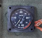 Tachometer 0-4000 RPM - Single Input -  2" (N/S)