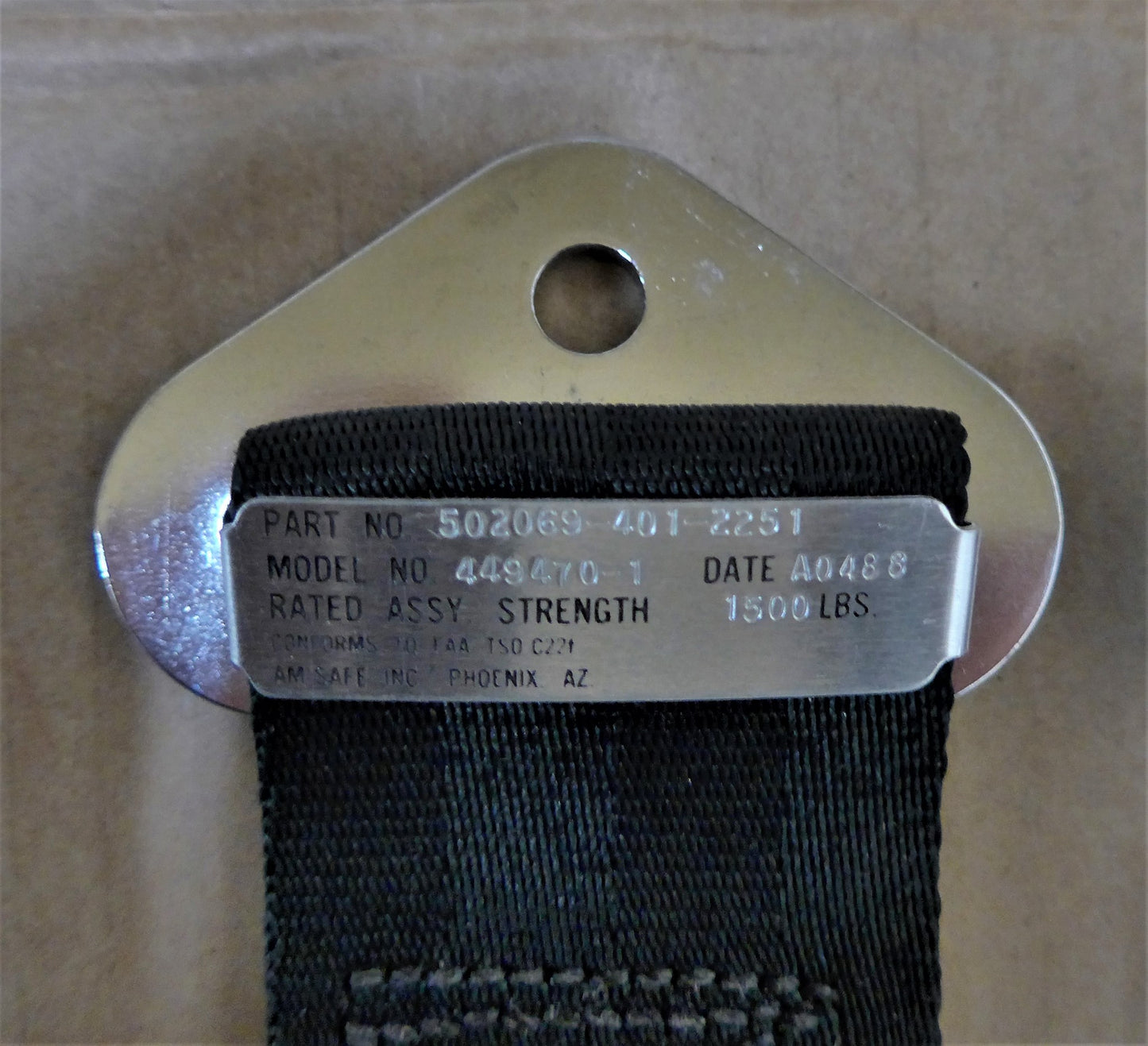 S-6ES Seat Belt - L/H (N/S)
