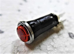 Lamp - Warning - Red - 12vdc - 13mm