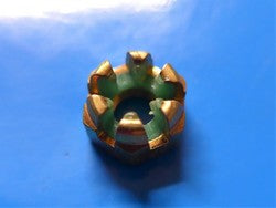 Castellated Nylon Inserted Hex Nut - 1/4" UNF