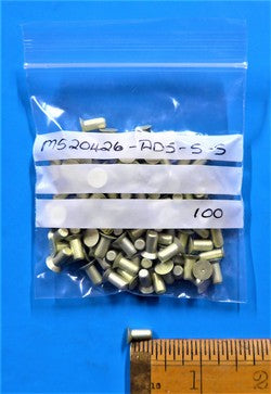 P 100 Rivet Solid Rivet (PKT 100) - Hardware - Imperial - Rivets Solid - MS ...