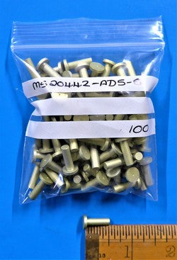 P 100 Rivet Solid Rivet (PKT 100) - Hardware - Imperial - Rivets Solid - MS ...