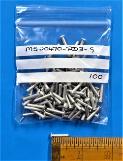 P 100 Rivet Solid Rivet (PKT 100) - Hardware - Imperial - Rivets Solid - MS ...