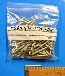 P 100 Rivet Solid Rivet (PKT 100) - Hardware - Imperial - Rivets Solid - MS ...