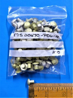 Solid Rivet (PKT 100) - Hardware - Imperial - Rivets Solid - MS ...