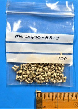 P 100 Rivet Solid Rivet (PKT 100) - Hardware - Imperial - Rivets Solid - MS ...