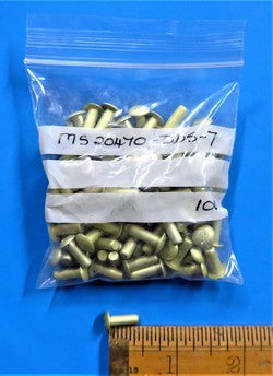 P 100 Rivet Solid Rivet (PKT 100) - Hardware - Imperial - Rivets Solid - MS ...